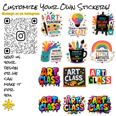 Art Teacher Graphic Stickers